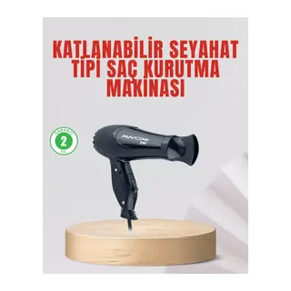 Seyahat Tipi Saç Kurutma Makinesi Katlanabilir Hafif Yapı