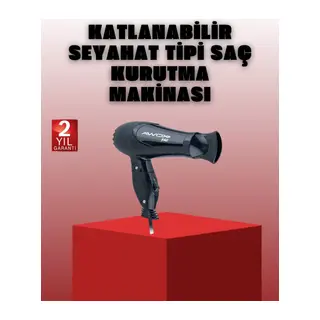 Katlanabilir Saç Kurutma Makinesi Seyahat Tipi Taşınabilir Tasarım
