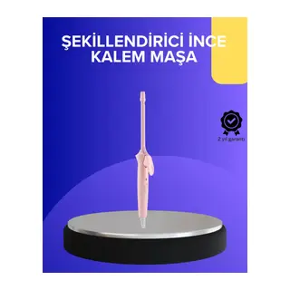 Profesyonel Saç Maşası 9mm Seramik Kaplama İnce Bukle Maşası