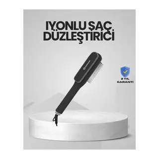 Hızlı Isınan İyonlu Saç Düzleştirici Tarak Pratik Kullanım