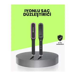 Ayarlanabilir Isılı Saç Düzleştirici Tarak İyon Teknolojili
