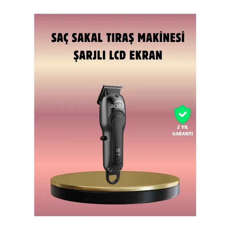 Evde Ve Profesyonel Kullanıma Uygun Turbo Modlu Tıraş Makinesi