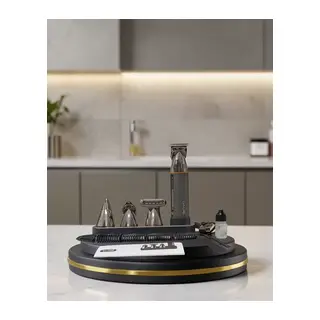 9'lu Bakım Seti Güçlü Motorlu Saç Sakal Burun Kulak Trimmer Uczzzdl1806tıraş-3