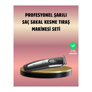 Şarjlı Saç Sakal Kesim Makinesi Detaylı Kesim İçin Hassas Başlıklı