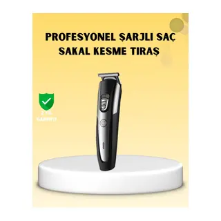 Profesyonel Saç Ve Sakal Kesme Tıraş Makinesi Kablosuz Ergonomik Tasarım