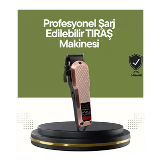 Şarjlı Saç Kesme Makinesi – 4 Kademeli Ayar, Lcd Ekran Ve Hızlı Şarj Desteği
