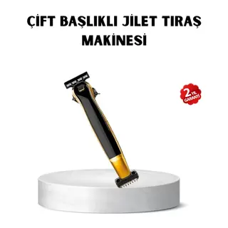 Çift Bıçaklı Tıraş Makinesi – Sinek Kaydı Sonuç, Yıkanabilir Başlık, Kompakt Seyahat Modeli