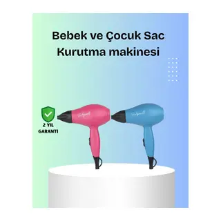Bebek Dostu Mini Fön – Statik Elektrik Azaltıcı Anion Teknolojisi