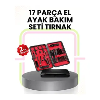 Kompakt Ve Şık Tasarımlı 17 Parça Bakım Seti