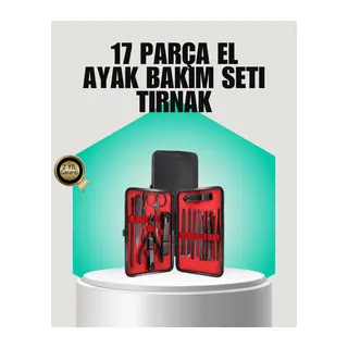 Siyah Kaymaz Teknolojili El Ve Ayak Bakım Seti
