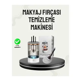 Usb Şarjlı Kompakt Makyaj Fırçası Temizleme Makinesi