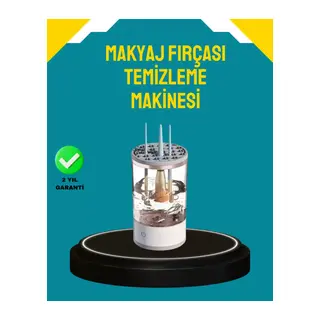 Sonik Teknoloji İle Derinlemesine Makyaj Fırçası Temizleyici