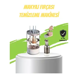 Otomatik Makyaj Fırçası Temizleyici Sonik Teknoloji Usb Şarjlı