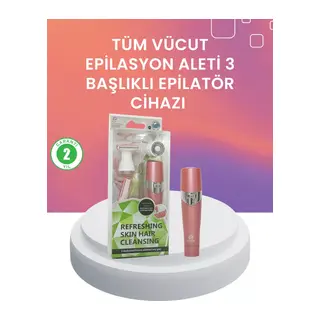 Yumuşak Ve Pürüzsüz Cilt İçin Epilasyon Seti