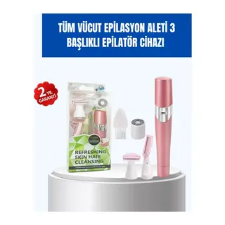 Pürüzsüz Cilt İçin Çok Fonksiyonlu Epilasyon Aleti