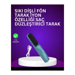 İyon Teknolojili Düzleştirici Tarak – 20 Saniyede Isınır