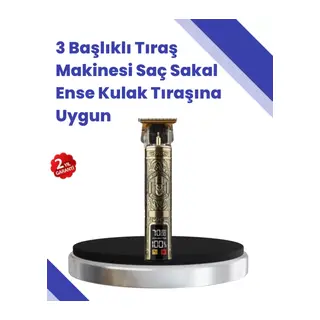 Kablosuz Saç Sakal Düzeltici – Çoklu Başlık Ve Taraklı