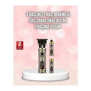 8 Taraklı Saç Kesme Ve Sakal Şekillendirme Makinesi