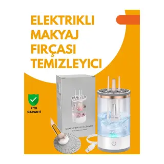 Tüm Makyaj Fırçalarıyla Uyumlu Derin Temizlik Makinesi