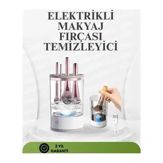 Taşınabilir, Sessiz Ve Güçlü Makyaj Fırçası Temizleme Makinesi