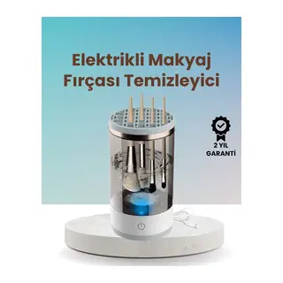 Usb Şarjlı Derin Temizlik Makyaj Fırçası Yıkama Makinesi