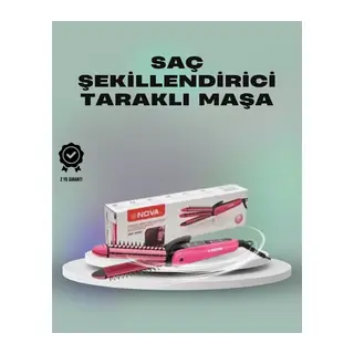 Isı Koruyucu Ve Sabitleyici Özellikli Profesyonel Saç Maşası