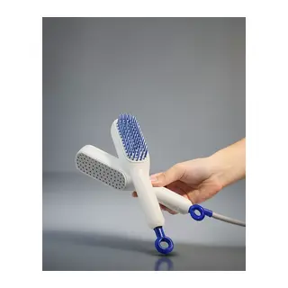 Ergonomik Saç Tarağı – Masajlı Uçlu Otomatik Temizleyici