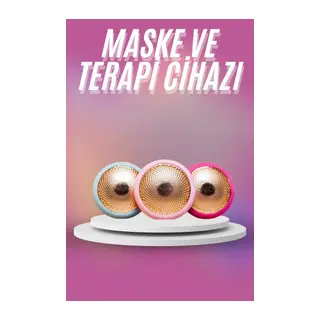 Mini Maske Ve Işık Terapi Cihazı Led Akıllı Maske Hassas Ciltlere Özel