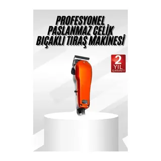 Profesyonel Tıraş Makinesi Uzun Ömürlü Kırmızı Saç Sakal Kesme