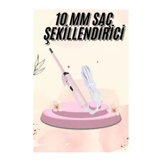İnce Bukle 10mm Kıvırcık Saç Maşası Profesyonel Saç Şekillendirici