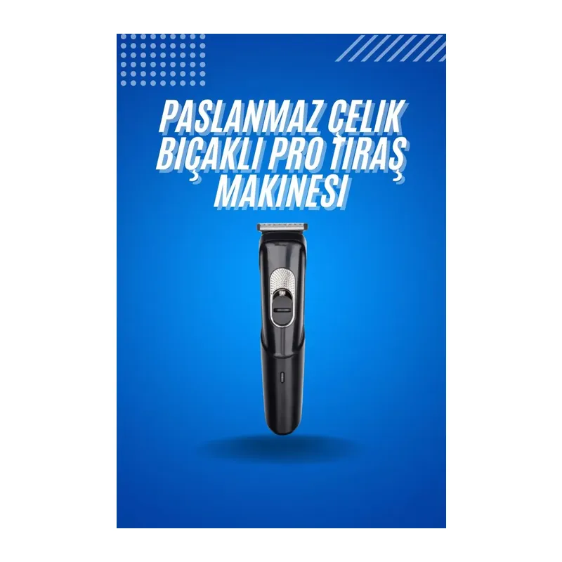 Ense Kesme Makinesi Şarjlı Saç Sakal Tıraş Makinesi Taşınabilir