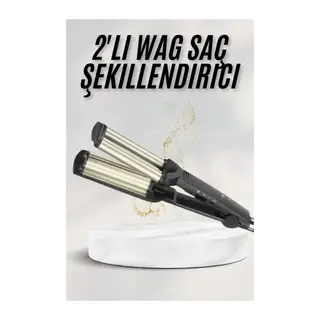 Saç Şekillendirici Wag Maşa Su Dalga Maşası Tüm Saç Tiplerine Uygun