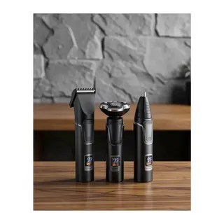 Dijital Göstergeli 3 Başlıklı Kablosuz Tıraş Makinesi Uczzzhk3600tıraşmmm1