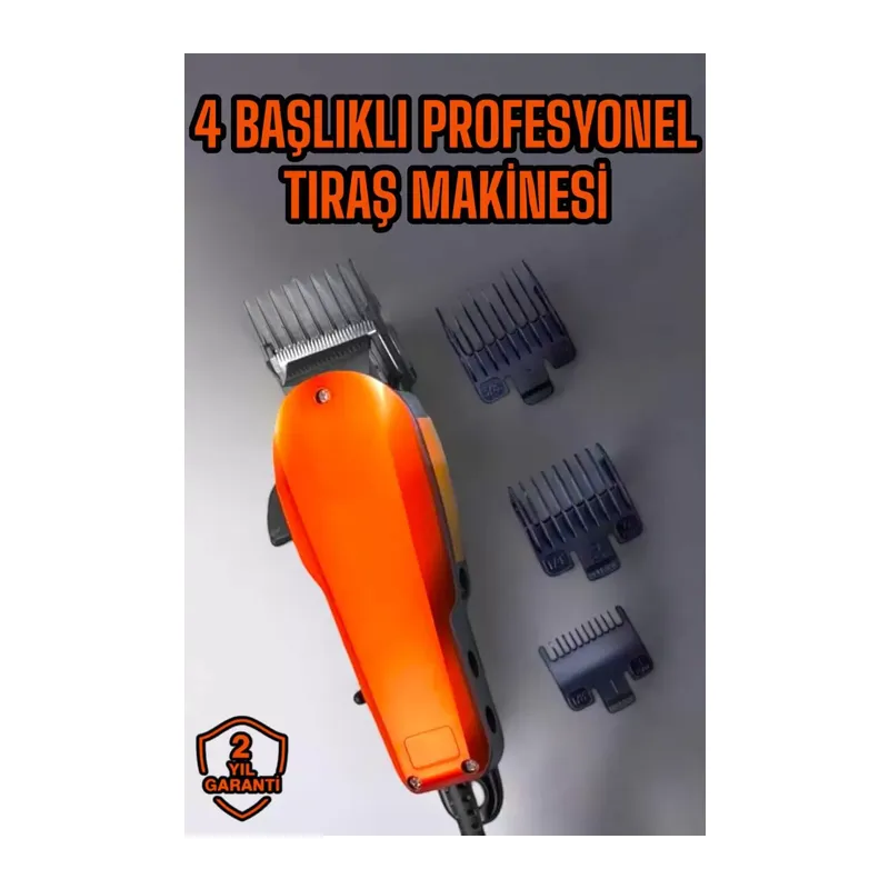 Tıraş Makinesi Uzun Ömürlü Paslanmaz Çelik Bıçaklı Usb Şarj Girişli