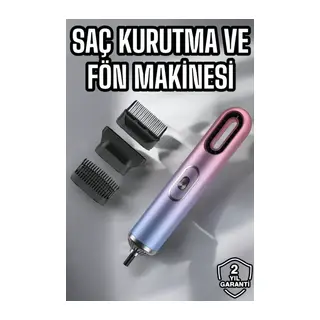 Profesyonel Saç Kurutma Makinesi Fön Makinesi 3 Başlıklı Üflemeli