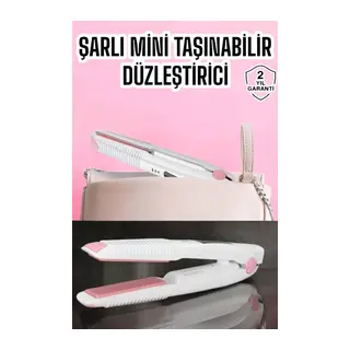 Saç Düzleştirici Şarjlı Seramik Kaplama Yeni Nesil Taşınabilir Düzleştirici