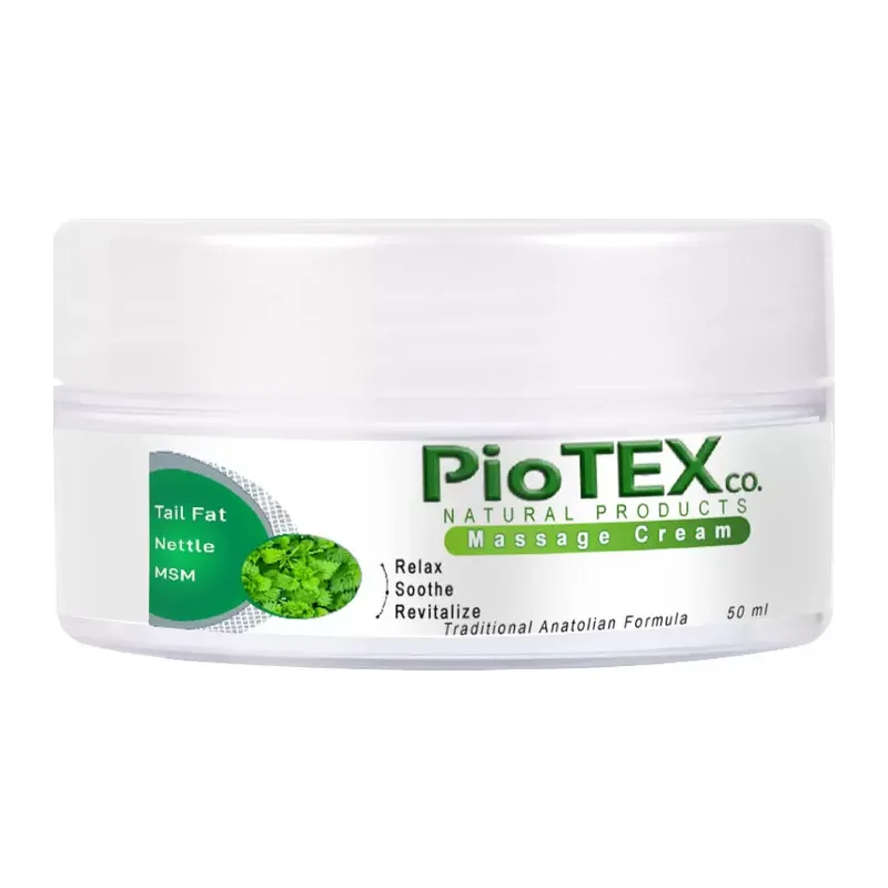 Piotexco %100doğal Masaj Kremi – Kuyruk Yağı, Isırgan Otu Vemsm İçerikli Anadolu Formülü (bel,diz,omuz&eklem Desteği)