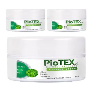 Piotexco %100doğal Masaj Kremi 3 Adet – Kuyruk Yağı, Isırgan Otu Vemsm İçerikli Anadolu Formülü (bel,diz,omuz&eklem Desteği)