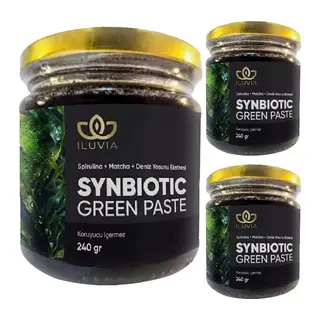 Synbiotic Green Paste 250 Gr 3 Adet – Metabolizmahızlandırıcı, Şişkinlikkarşıtı & Yağyakımını Destekleyenprobiyotik Macun