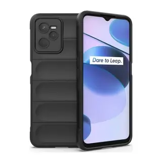 Realme C35 Kılıf Optimum Silikon - Siyah