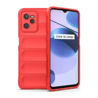 Realme C35 Kılıf Optimum Silikon - Kırmızı