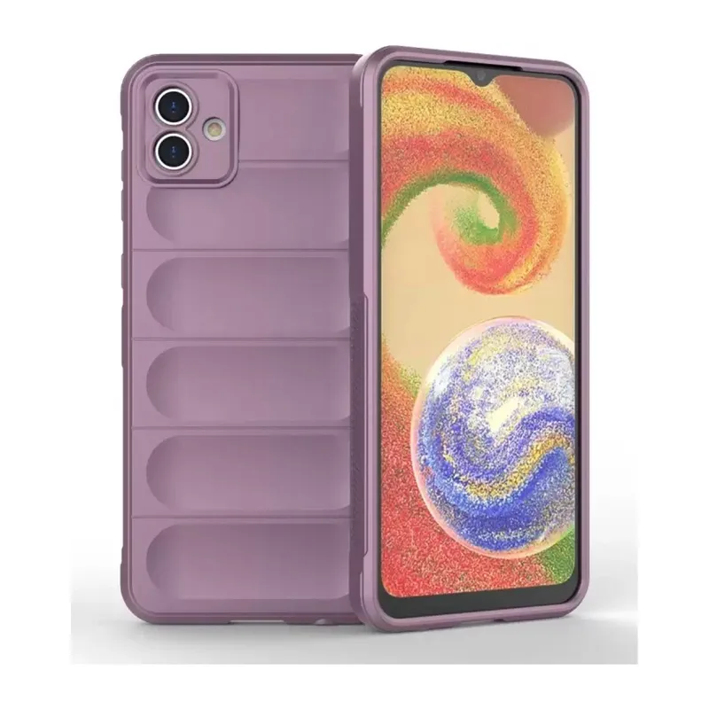 Samsung Galaxy A04e Kılıf Optimum Silikon - Mor
