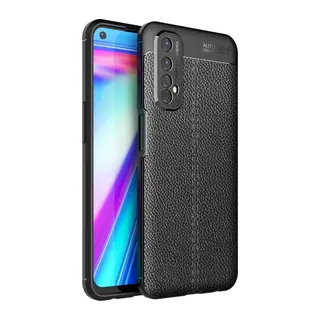 Realme 7 Kılıf Auto Focus Kapak - Siyah
