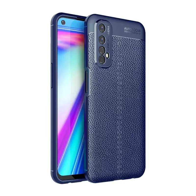 Realme 7 Kılıf Auto Focus Kapak - Lacivert