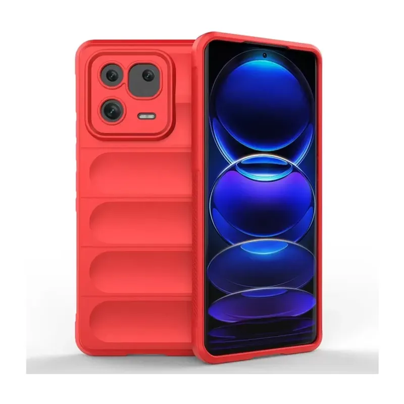 Xiaomi Mi 13 Pro Kılıf Optimum Silikon - Kırmızı