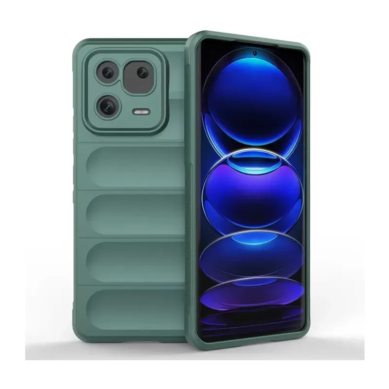 Xiaomi Mi 13 Pro Kılıf Optimum Silikon - Koyu Yeşil