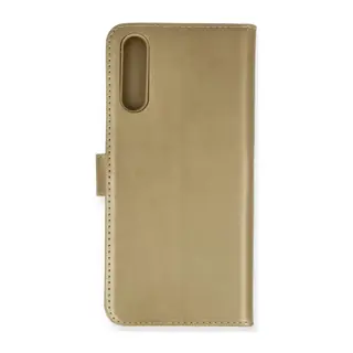 Huawei P Smart S Kılıf Trend S Plus Kapaklı Kılıf - Gold