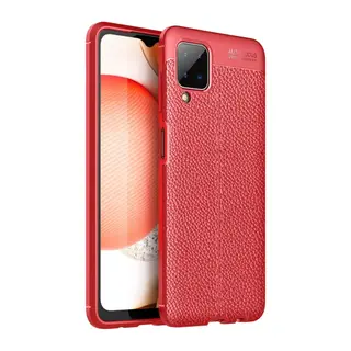 Samsung Galaxy A12 Kılıf Auto Focus Kapak - Kırmızı