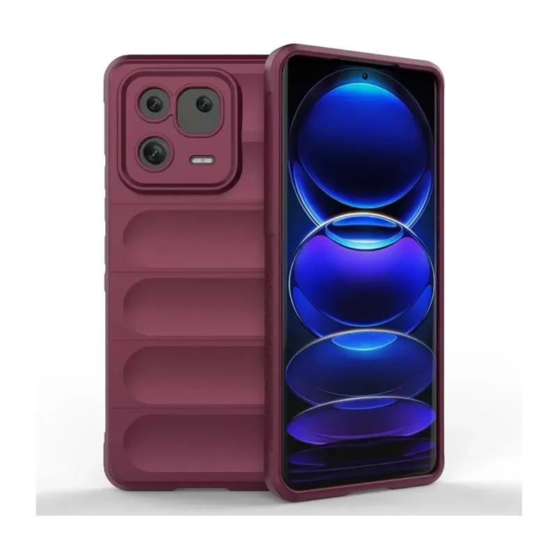 Xiaomi Mi 13 Kılıf Optimum Silikon - Bordo