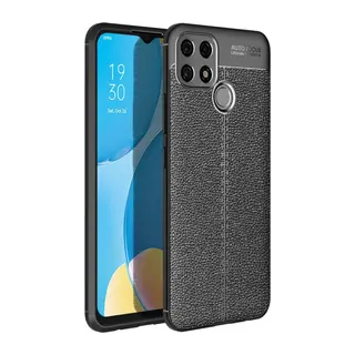 Oppo A15 Kılıf Auto Focus Kapak - Siyah